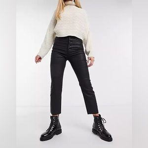 NOT SELLING!! I’m looking for these Abercrombie jeans - coated black Size 29-31.